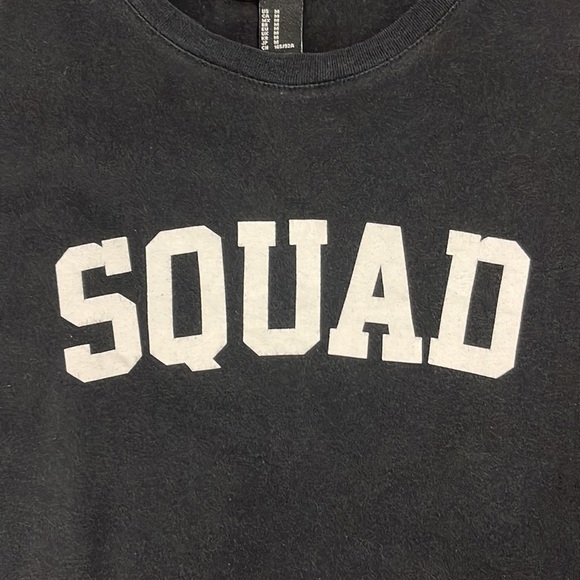 Mens SQUAD black t-shirt- medium- item 1083 - Picture 4 of 7